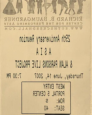 Alan Parsons Live Project